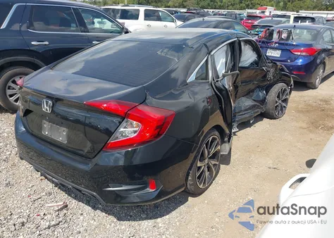 2020 Honda Civic Lx из США, поврежденный, VIN 2HGFC2F60LH596012